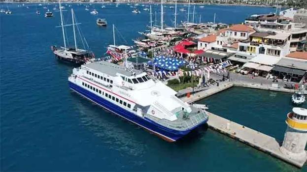 Marmaris - Fethiye arasında deniz otobüsü seferleri başladı