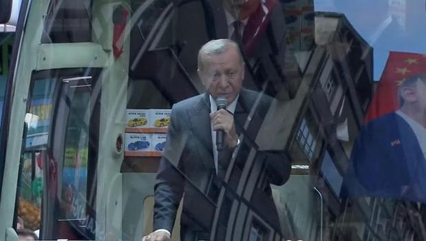 Cumhurbaşkanı Erdoğan memleketi Rize'de vatandaşlara hitap etti