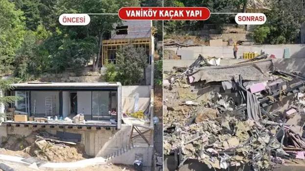 Bakan Kurum açıkladı: Vaniköy’de yıkımı tamamlanan bölge yeniden ağaçlandırılacak