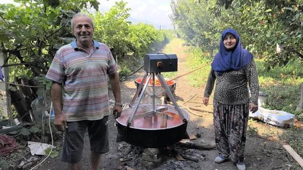 Geliştirdiği makineyle iş yapmaktan kurtuldu! Kazaların önüne geçti