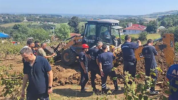 Samsun’da su kuyusu kazan 2 işçi toprak altında kaldı!