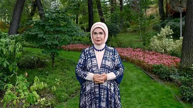 Emine Erdoğan'dan Kiev'deki 4. Lider Eşleri Zirvesi'ne video mesaj