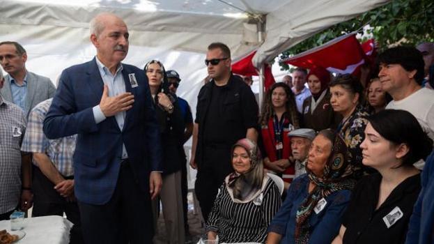 TBMM Başkanı Numan Kurtulmuş Ayşenur Ezgi Eygi'nin Aydın'daki baba evini ziyaret etti