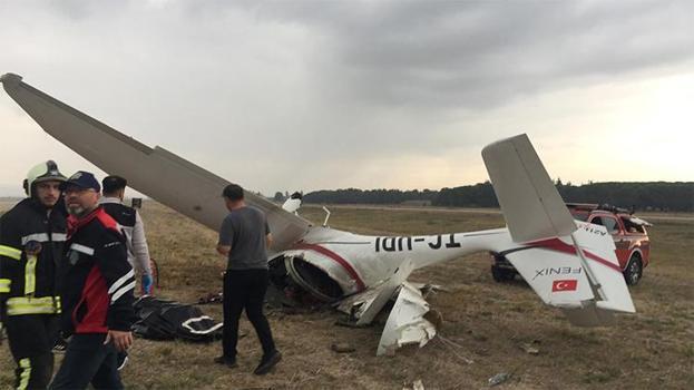 Bursa'da eğitim uçağı düştü! 2 pilot hayatını kaybetti