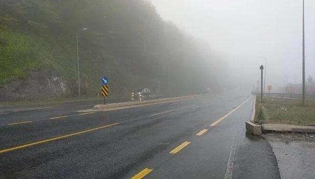 Bolu Dağı'nda görüş mesafesi düştü