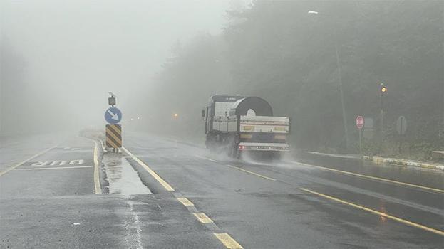 Bolu Dağı'nda görüş mesafesi 20 metreye düştü