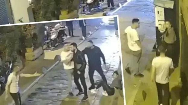 İstanbul'un göbeğinde mide bulandıran anlar! Genç kadını duvara sıkıştırıp istismar ettiler