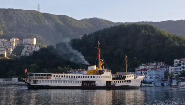 Amasra'da restoran vapurdakiler korku dolu anlar yaşadı!