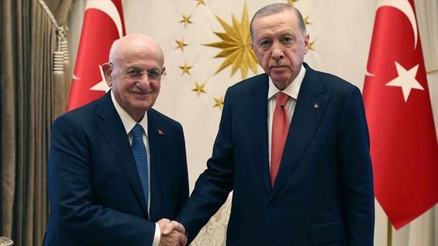 Cumhurbaşkanı Erdoğan, İsmail Kahraman'ı kabul etti