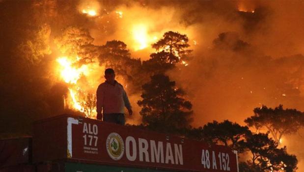 Muğla'nın Ortaca ve Dalaman ilçesinde orman yangını çıktı! Ekipler müdahale ediyor