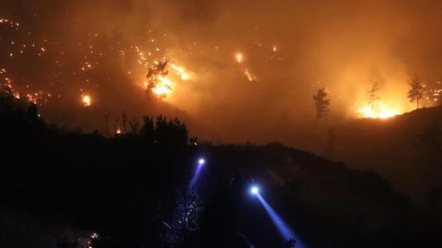 Muğla'da korkutan orman yangını! Çok sayıda kişi tahliye edildi