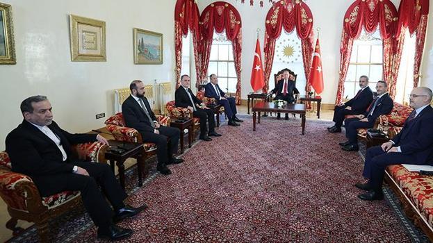 Cumhurbaşkanı Erdoğan 4 ülkenin dışişleri bakanlarını kabul etti