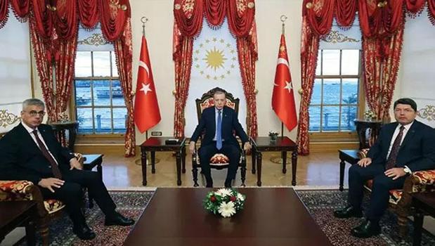 Dolmabahçe'de kritik toplantı! Erdoğan, Bakan Tunç ve Bakan Memişoğlu'nu kabul etti