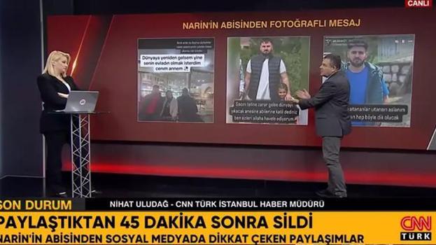 Narin Güran'ın ağabeyinin paylaşımları dikkat çekti!