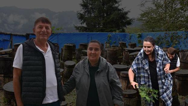 Trabzon'da eğitim alan emekli çift üretime başladı, ek gelir sağlıyorlar