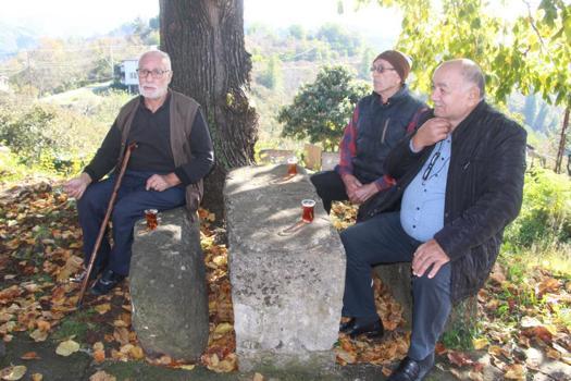 Ordu'da yıllarca üzerine oturup çay içtikleri taş tarihi eser çıktı!