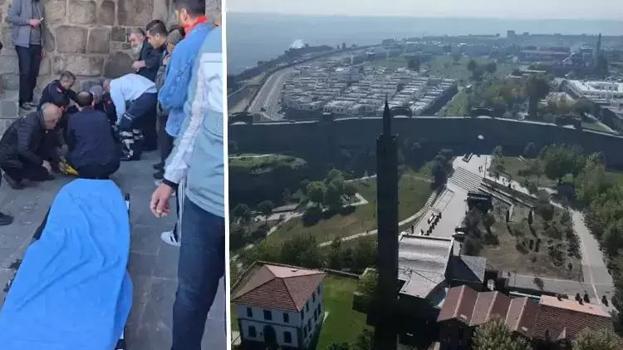 Diyarbakır'da korkunç son! Surlardan düşen Kadriye hayatını kaybetti