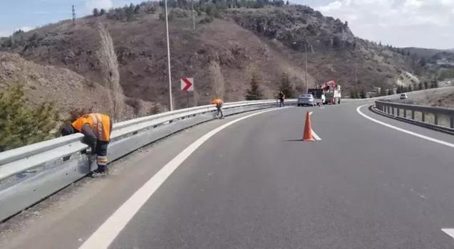 Yollarda motorcu dostu bariyer! 177 kilometrenin montajı yapıldı