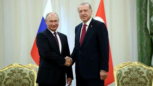 Cumhurbaşkanı Erdoğan, Putin ile görüştü