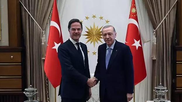 Cumhurbaşkanı Erdoğan, NATO Genel Sekreteri Rutte'yi kabul etti