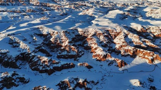 Burası Colorado değil Erzurum! “Kırmızı Periler Diyarı” kışın bir başka güzel