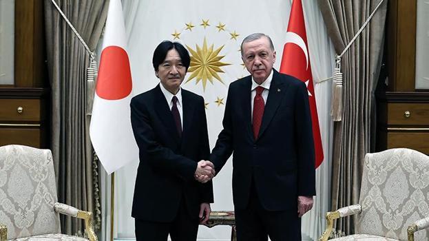 Cumhurbaşkanı Erdoğan, Japonya Veliaht Prensi Fumihito'yu kabul etti