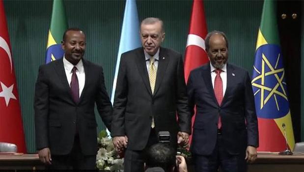 Cumhurbaşkanı Erdoğan devreye girdi! Somali ve Etiyopya Ankara'da uzlaştı