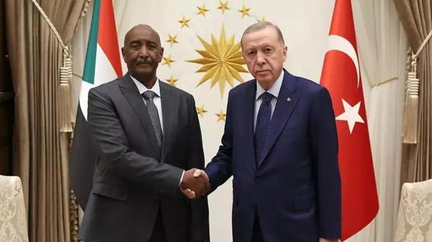 Cumhurbaşkanı Erdoğan, Sudan Egemenlik Konseyi Başkanı el-Burhan ile görüştü