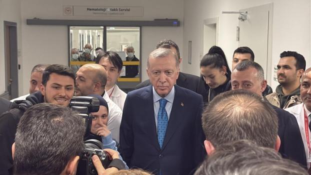 Cumhurbaşkanı Erdoğan, Kocaeli Şehir Hastanesi'ni ziyaret etti