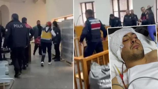 Bursa adliyesinde duruşma esnasında yaralanan uzman çavuş gözlerini açtı! İlk sözleri duygulandırdı