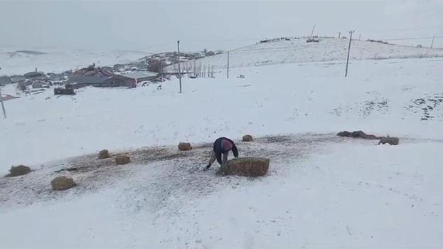 İki gündür aralıksız kar yağıyor! Bitlis'te 2 bin 150 rakımda zorlu kış mesaisi