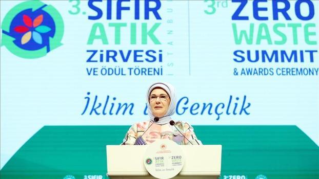 Emine Erdoğan'ın 2024'te de öncelikli gündemi "Gazze'de barışın tesisi" ve "Sıfır Atık" oldu