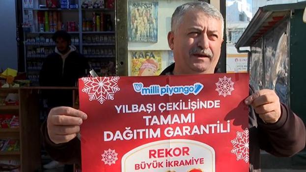 Antalya'da 200 milyon TL'lik milli piyango biletini satan bayi konuştu