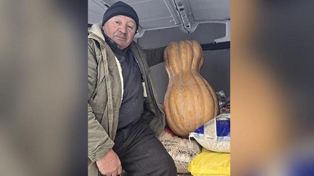 Sinop'ta 55 kilogramlık bal kabağı yetiştirildi