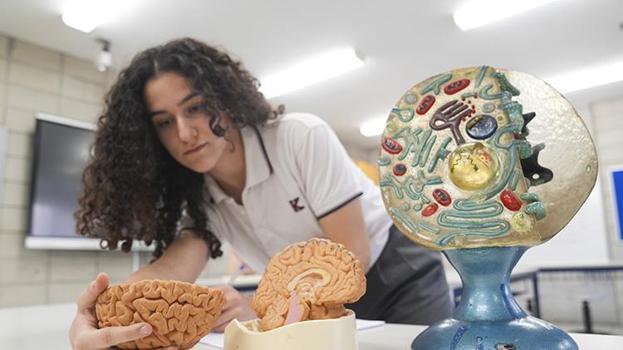 Lise öğrencisi beyin tümörü ve bağırsak ilişkisini inceleyen projesiyle TÜBİTAK'tan ödül aldı