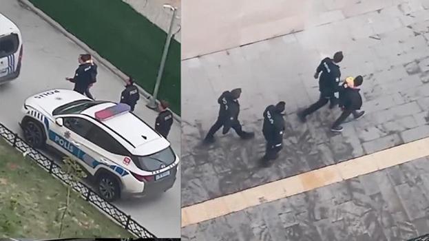 Kendisini mutfak personeli olarak tanıtıp takip ettiği kızı bulmak için kız yurduna girdi