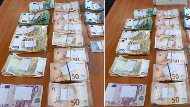 Sınırda buzdolabına sakladığı 62 bin 770 Euro ile yakalandı