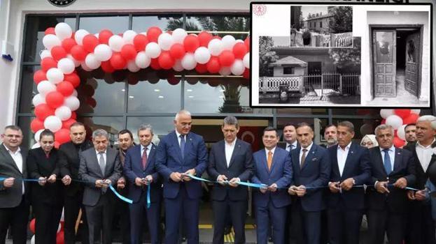 Metruk bina modern kütüphaneye dönüştü; açılışı Bakan Ersoy yaptı