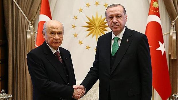 Cumhurbaşkanı Erdoğan, MHP lideri Bahçeli ile telefonda görüştü