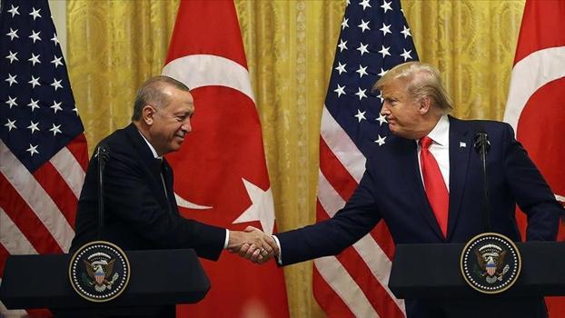 Cumhurbaşkanı Erdoğan, ABD Başkanı Trump ile görüştü