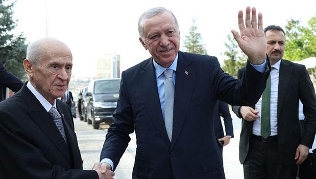 Ankara'da sürpriz görüşme! Cumhurbaşkanı Erdoğan, Bahçeli’yi ziyaret etti