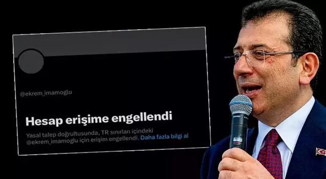 Ekrem İmamoğlu'nun X hesabına erişim engeli