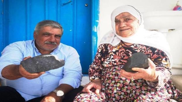 Tarlasına parça parça 20 kilo düştü! Anneler Günü hediyesi gökten indi