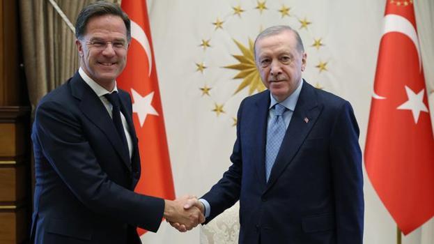 Cumhurbaşkanı Erdoğan, NATO Genel Sekreteri Mark Rutte'yi kabul etti