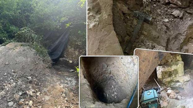 Çatalca ormanında buldular! Kaçak kazıda antik kemer ortaya çıktı, 4 gözaltı!