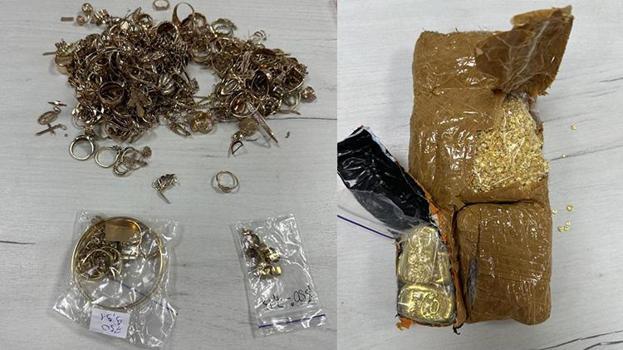 Hayatını kurtaracak altınları Türkiye'ye gelirken yakalattı! Pantolonun içine saklamıştı