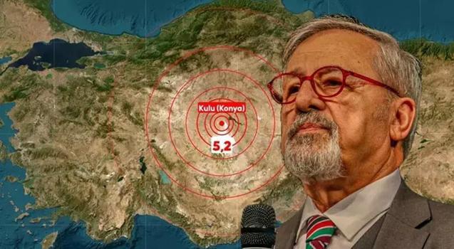 Konya'da 5.2 büyüklüğünde deprem! Naci Görür’den ilk açıklama