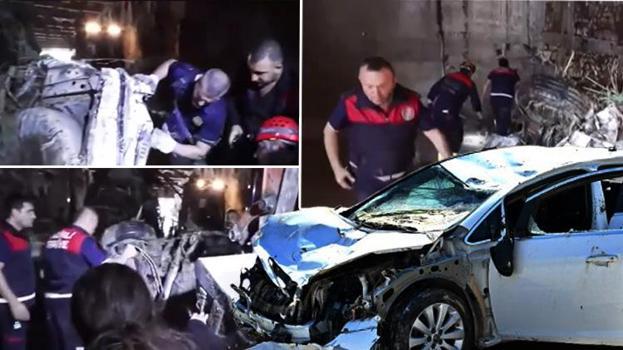Osmaniye'de dere yatağı taştı!  Araçlar hurdaya döndü, kurtarma çalışmaları sürüyor