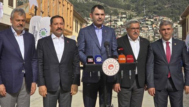 Çevre, Şehircilik ve İklim Değişikliği Bakanı Murat Kurum: Deprem bölgesindeki çalışmalar, bir milletin kararlılığının göstergesidir