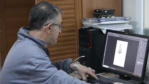 Erzurumlu usta, internetten görüp başladığı sanatla bine yakın eser üretti